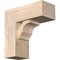 Ekena Millwork Balboa Block Smooth Bracket w/ Offset Brace, Douglas Fir, 7 1/2"W x 18"D x 18"H BKT0806X18X18BOA05SDF - alternate 1